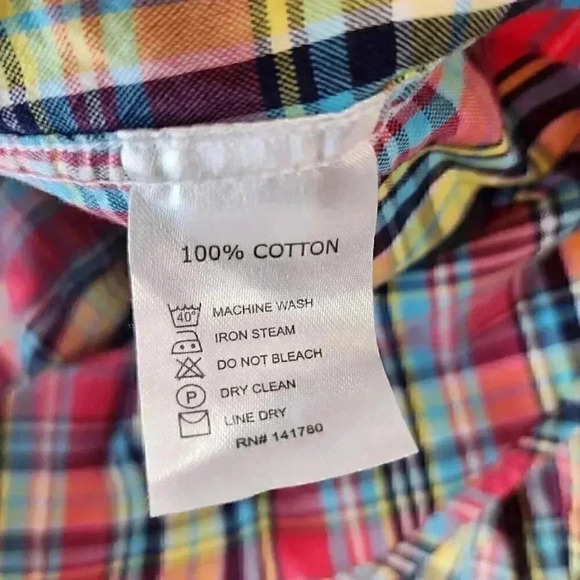 Bobby Jones Pink Plaid Button Up Long sleeve Men's Shirt XL - Picture 5 of 8